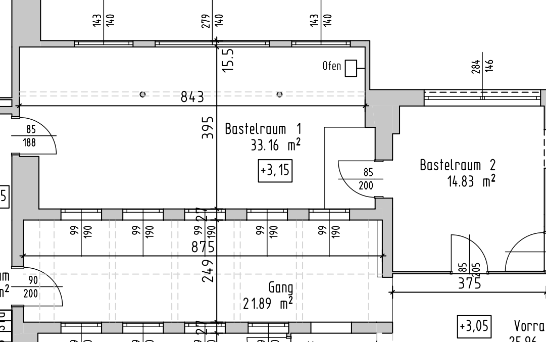 Grundriss der Praxisräume